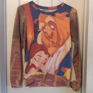 Long Sleeve Beauty & Beast Disney Tee