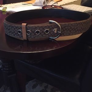 Authentic coach belt