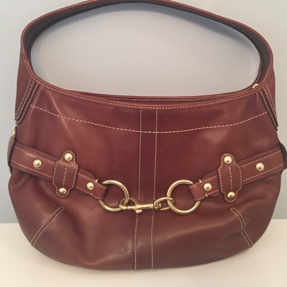 Coach Leather Shoulder Bag
