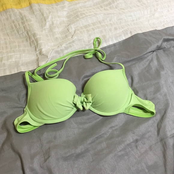 Green Abercrombie & Fitch Swim Top