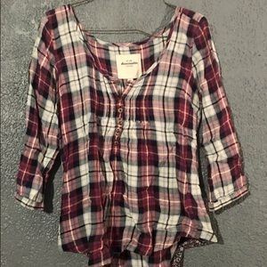 Abercrombie flannel top Abercrombie flannel top