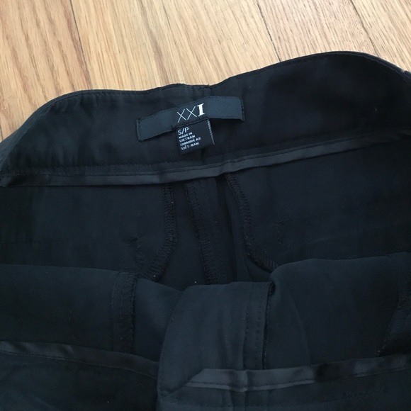 Forever 21 Black Dress Pants Slim Ankle Size Small - Picture 3 of 6