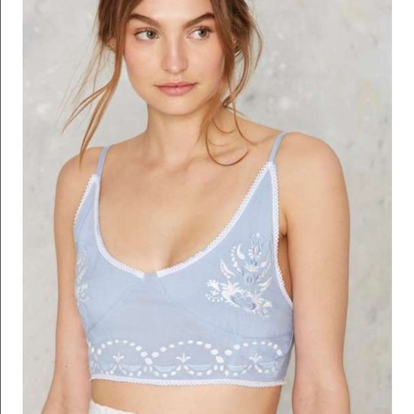 NWT nasty gal bralette bra top size medium