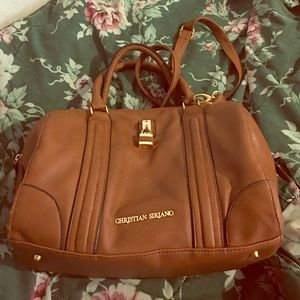 Tan/Brown Christian Siriano Purse/Shoulder Bag