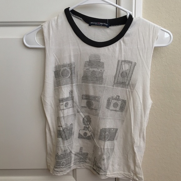 Brandy muscle crop top