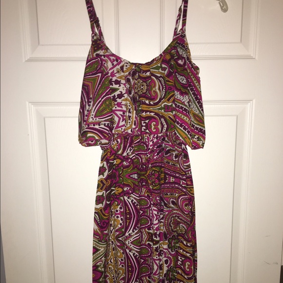 Patterned maxi dress