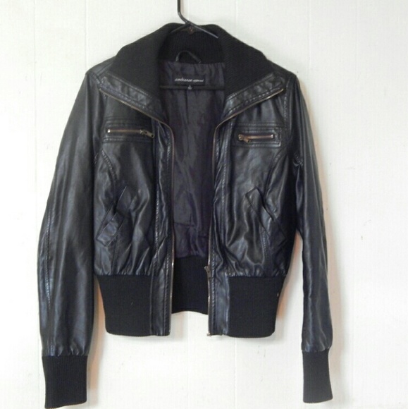 Faux Leather Jacket