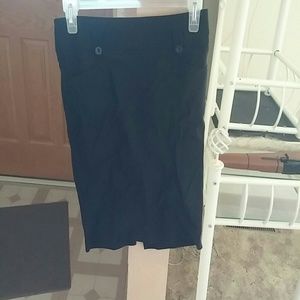 Black pencil skirt