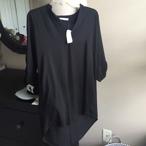 NWT Lush Long black shirt