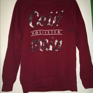 Maroon Crew neck sweater