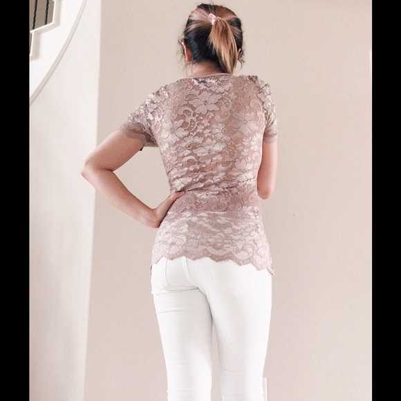 Bebe lace top - NWOT