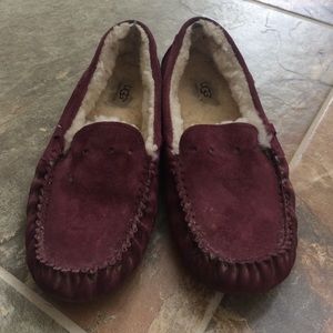 Plum ugg slippers
