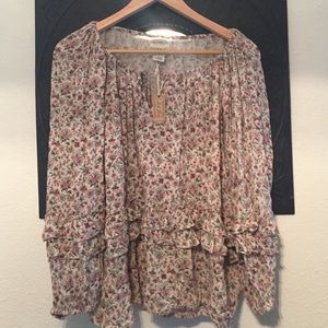 Ralph Lauren denim and supply boho blouse