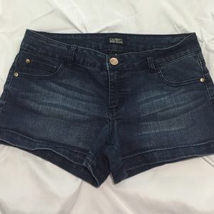 Dark Wash Jean shorts