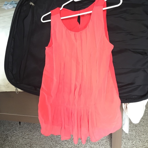 Coral blouse
