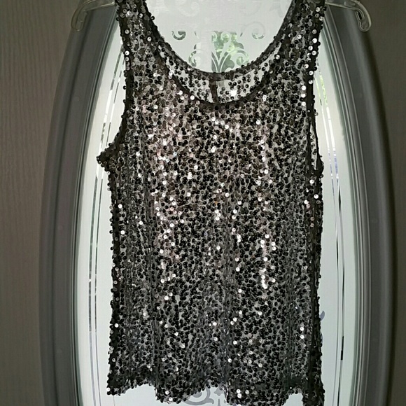 Heart ♡ Hips sequined sheer tank top Bundle - Picture 3 of 3