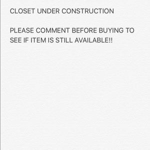 CLOSET UNDER CONSTRUCTION