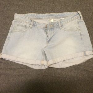 H&M low waist shorts