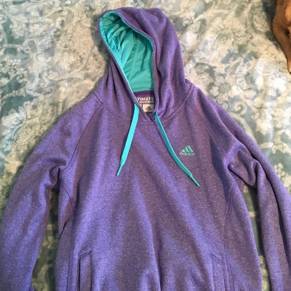 Adidas hoodie fleece inside