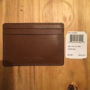 NEW Coach wallet/ money clip