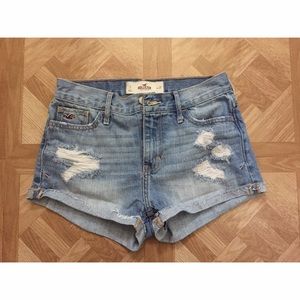 *SOLD on Mercari* Hollister light denim shorts