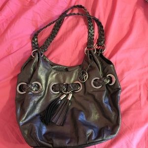 Michael Kors Gunmetal Hobo