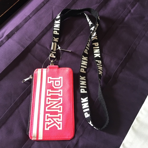 VS hot pink lan yard