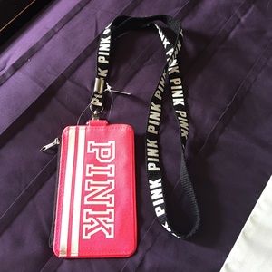 VS hot pink lan yard