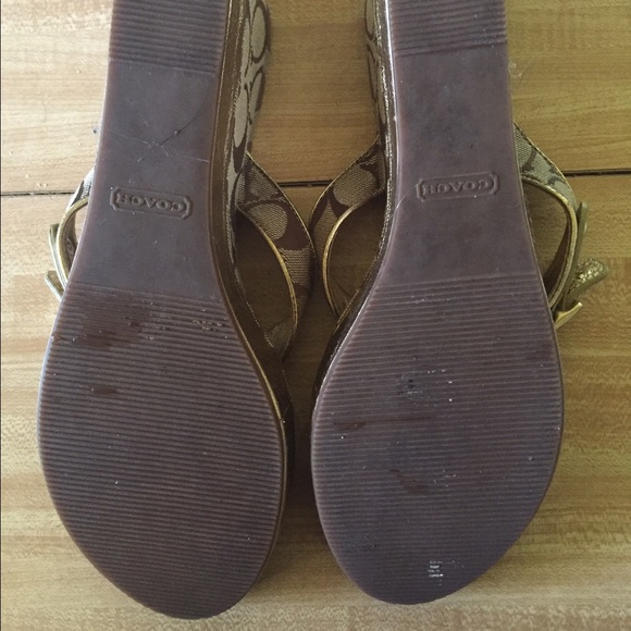 Gold Coach Sandals - Picture 3 of 3