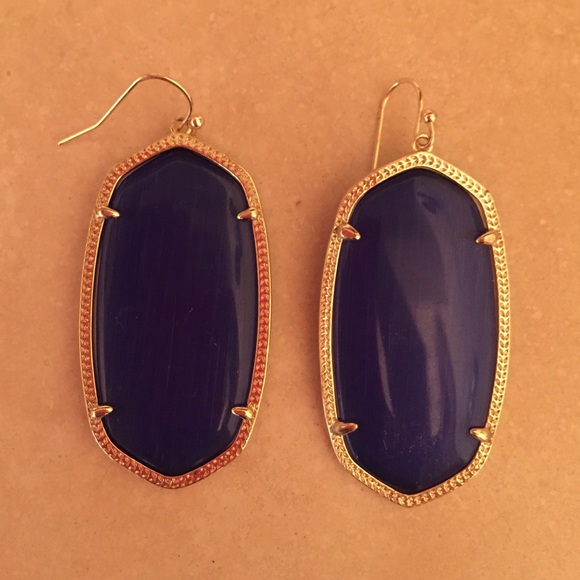 Navy Blue Kendra Scott Earrings