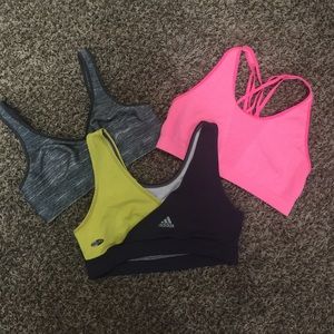 Set of 3 Sport Bra's different Brands