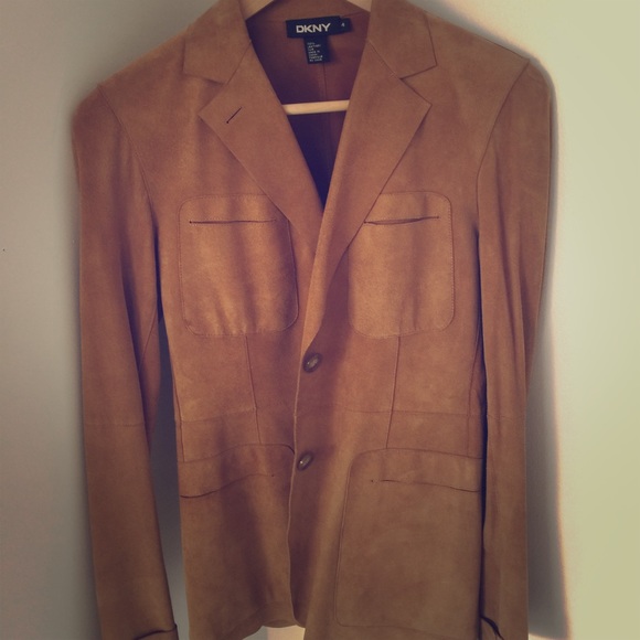 DKNY suede jacket