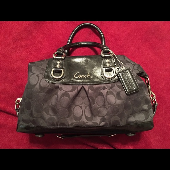Coach Ashley Signature Sateen Satchel Handbag