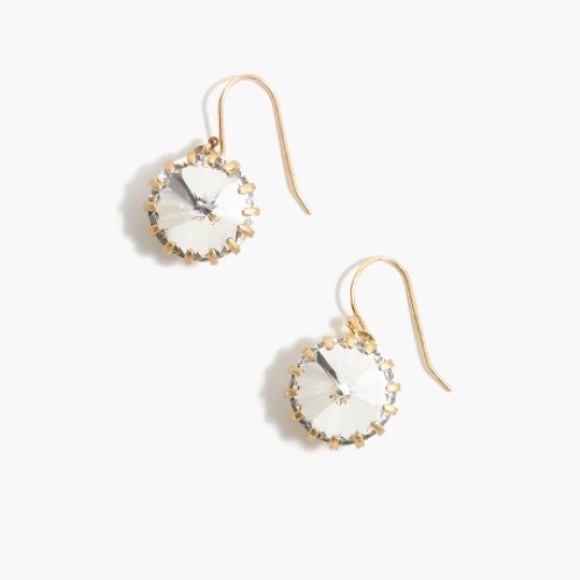 NEW J. Crew Venus flytrap earrings NWT gold