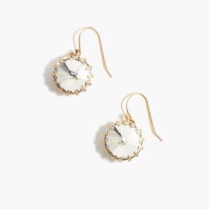 NEW J. Crew Venus flytrap earrings NWT gold