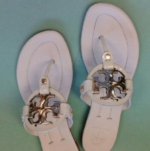 Tory Burch Miller sandals in cream