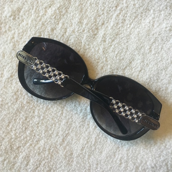 Missoni black round sunglasses