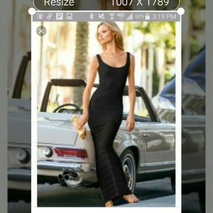 Victoria secret black long dress