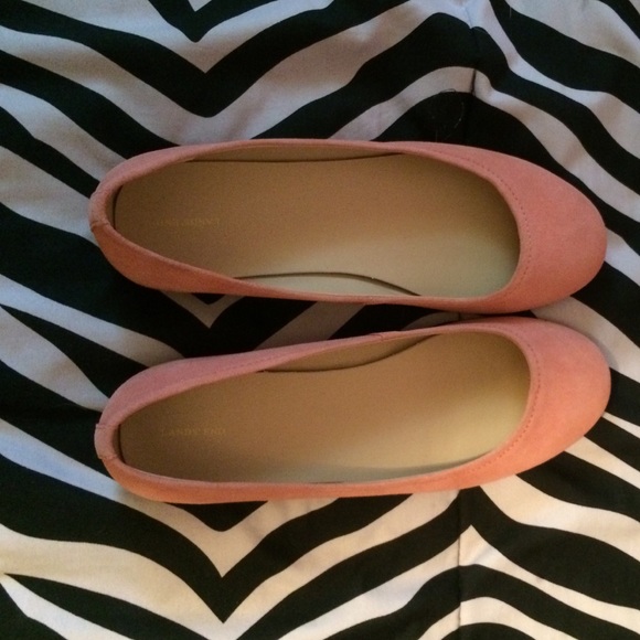 Lands' End pink flats