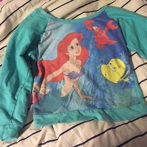 Disney the little mermaid Ariel sweatshirt