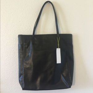 BCBG foe leather tote bag