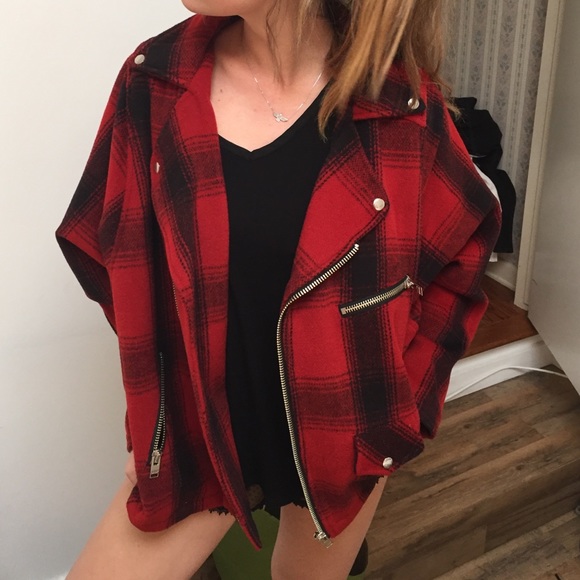 Plaid never worn jacket