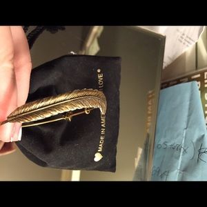 Alex and Ani feather bracelet