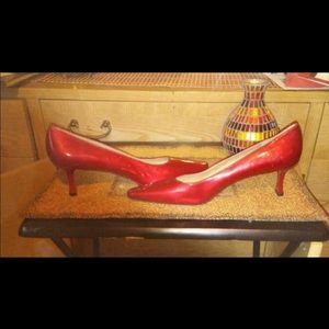 Red Stuart Weitzman size 11