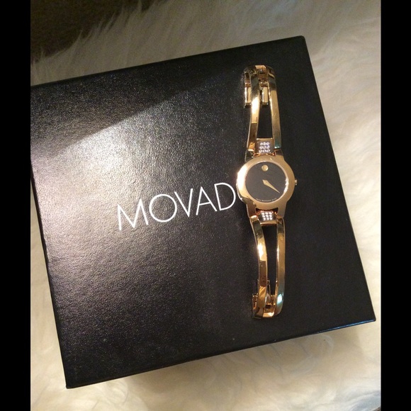 Movado Gold Plated  Amorosa Womens Watch