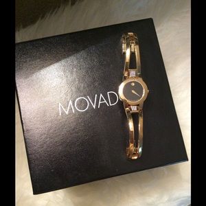 Movado Gold Plated  Amorosa Womens Watch