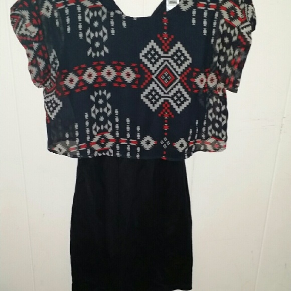 Cute Aztec Mini Dress