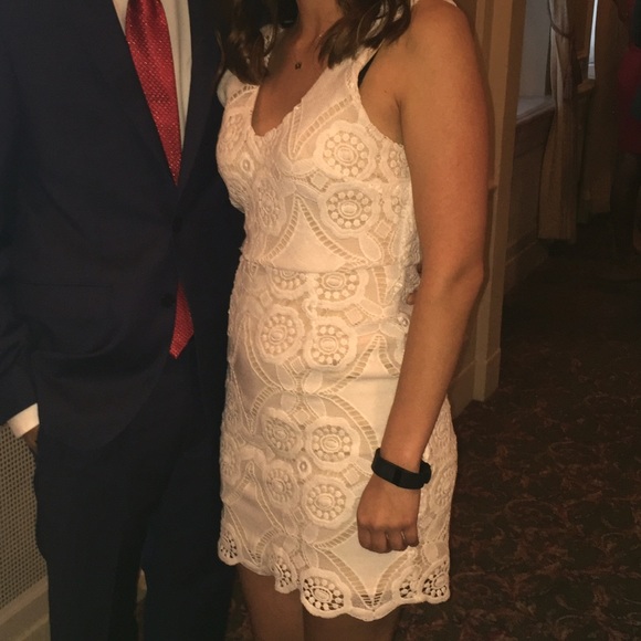 White formal dress
