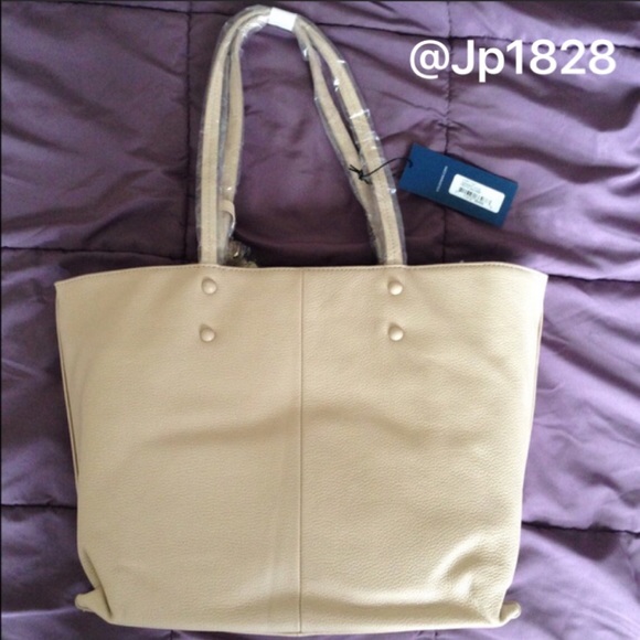 HP!🎉NWT Cole Haan Leather Tote - Froth - Picture 4 of 7