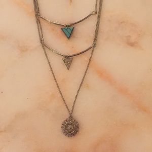 Tribal three piece necklace